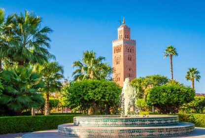 the history of the red city Marrakech