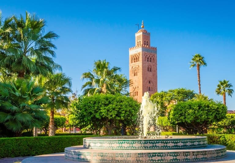 the history of the red city Marrakech