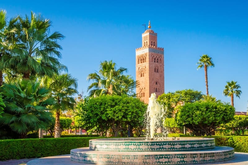 the history of the red city Marrakech