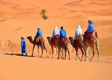 Merzouga the international tourists destination